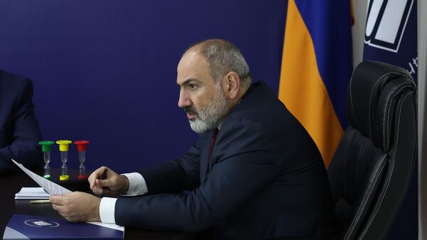 Заседание правления партии Гражданский договор под председательством Никола Пашиняна (21 ноября 2023). Еревaн - Sputnik Армения