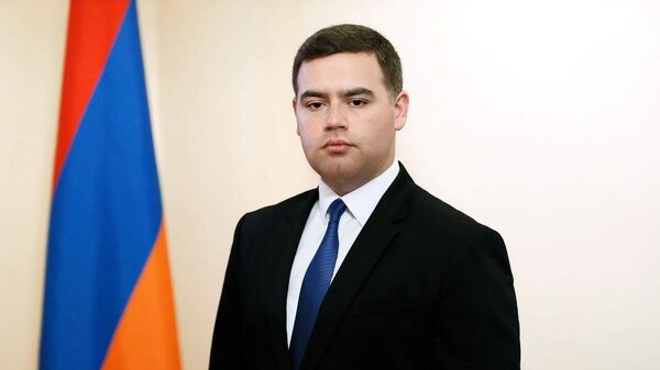 Пресс-секретарь министра внутренних дел РА Нарек Саркисян - Sputnik Армения