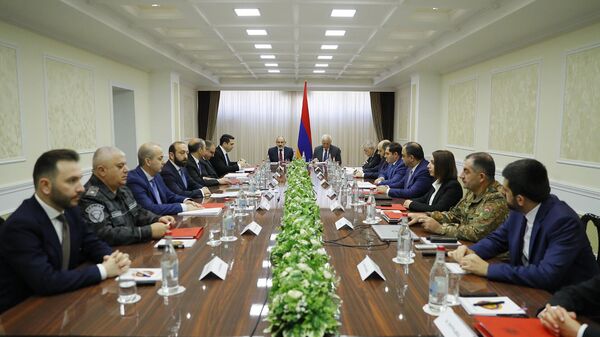 Под руководством премьер-министра Никола Пашиняна состоялось заседание Совета безопасности (19 декабря 2023). Еревaн - Sputnik Армения