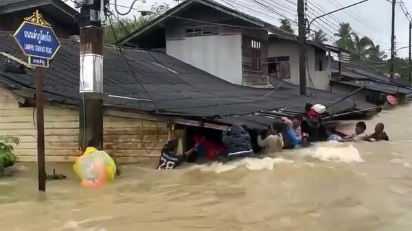 Сильнейшее наводнение на юге Таиланда - Sputnik Արմենիա
