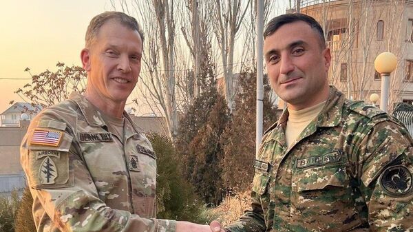 Հայաստան է այցելել ԱՄՆ եվրոպական հրամանատարության գլխավոր սերժանտ-մայոր Ռոբերտ Աբերնեթին - Sputnik Արմենիա