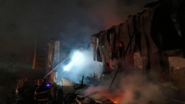 Пожар в здании одной из школ Ванадзора (5 января 2024). Лори - Sputnik Армения