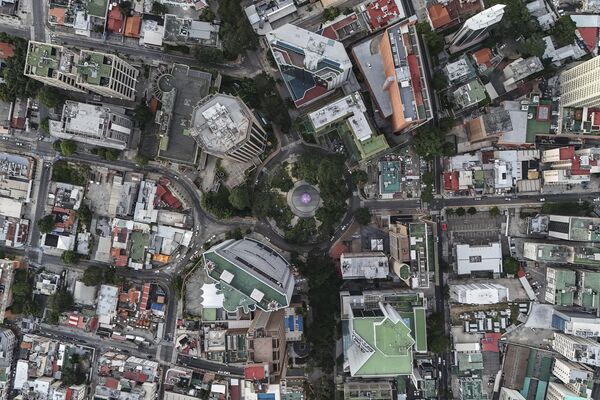 Вид с воздуха на площадь Ла-Кастельяна в Каракасе, Венесуэла. - Sputnik Армения