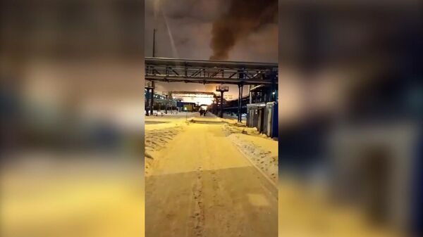 Пожар на терминале компании Новатэк в порту Усть-Луга - Sputnik Армения
