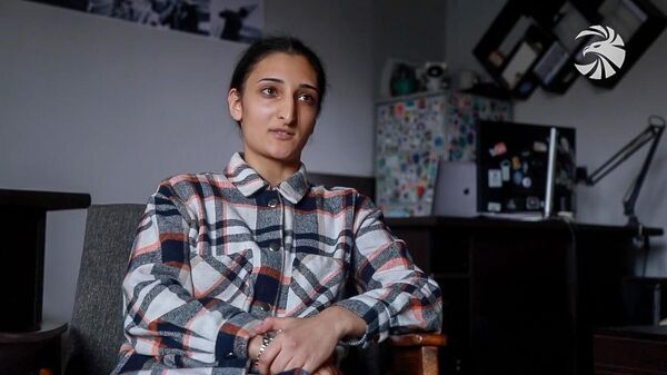 Первая женщина - срочник ВС РА Милена Енокян - Sputnik Армения