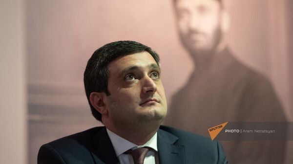 Директор музея-института Комитаса Николай Костандян во время пресс-конференции (29 января 2024). Еревaн - Sputnik Армения