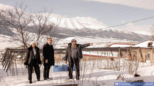 Россотрудничество в Армении согласовало с русскими молоканами села Фиолетово генплан детского сада - Sputnik Армения
