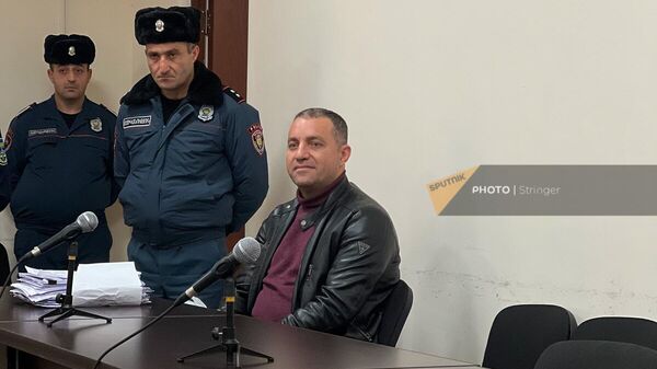 Ваан Керобян в зале суда (16 февраля 2024). Еревaн - Sputnik Армения