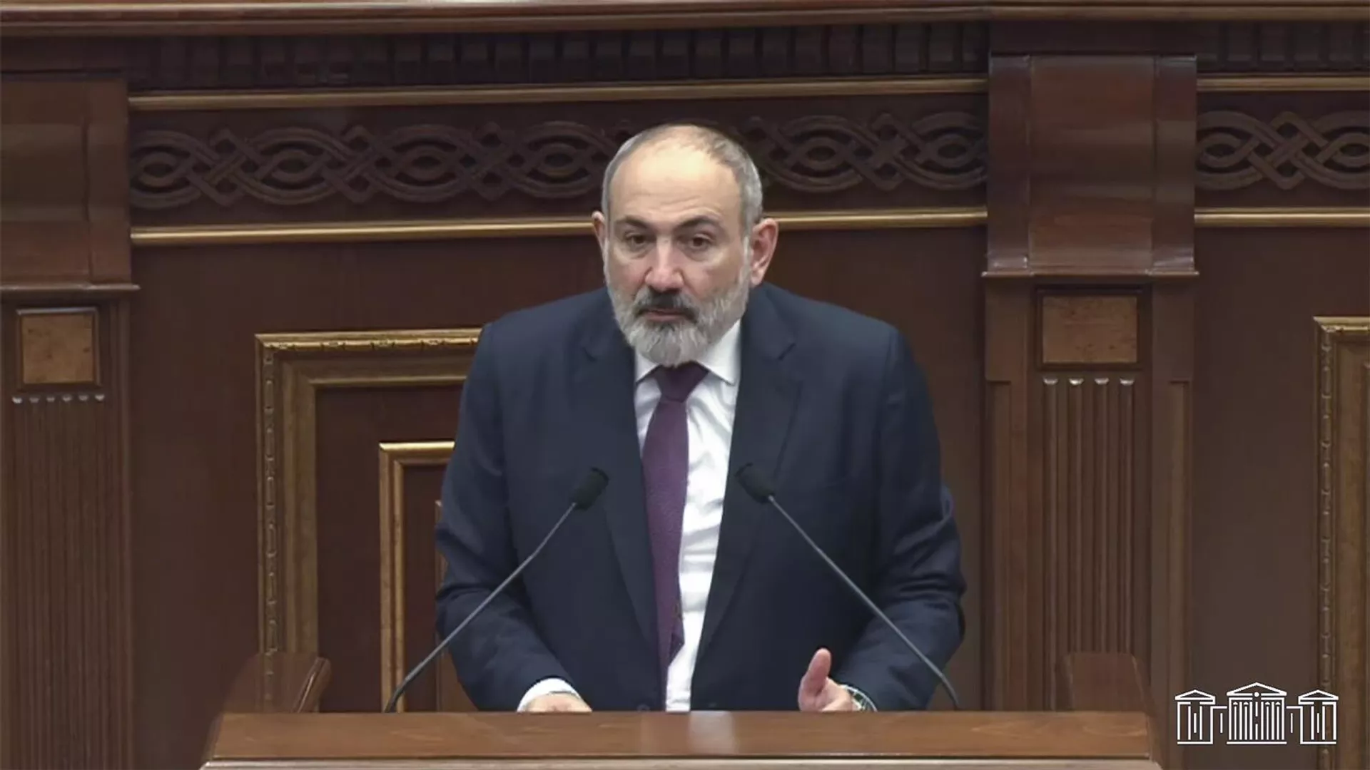 Премьер-министр Никол Пашинян во время Правительственного часа в Национальном собрании Армении (28 февраля 2024). Еревaн Премьер-министр Никол Пашинян во время Правительственного часа в Национальном собрании Армении (28 февраля 2024). Еревaн - Sputnik Армения, 1920, 28.02.2024
