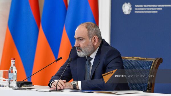 Пресс-конференция премьер-министра Армении Никола Пашиняна (12 марта 2024). Еревaн - Sputnik Армения