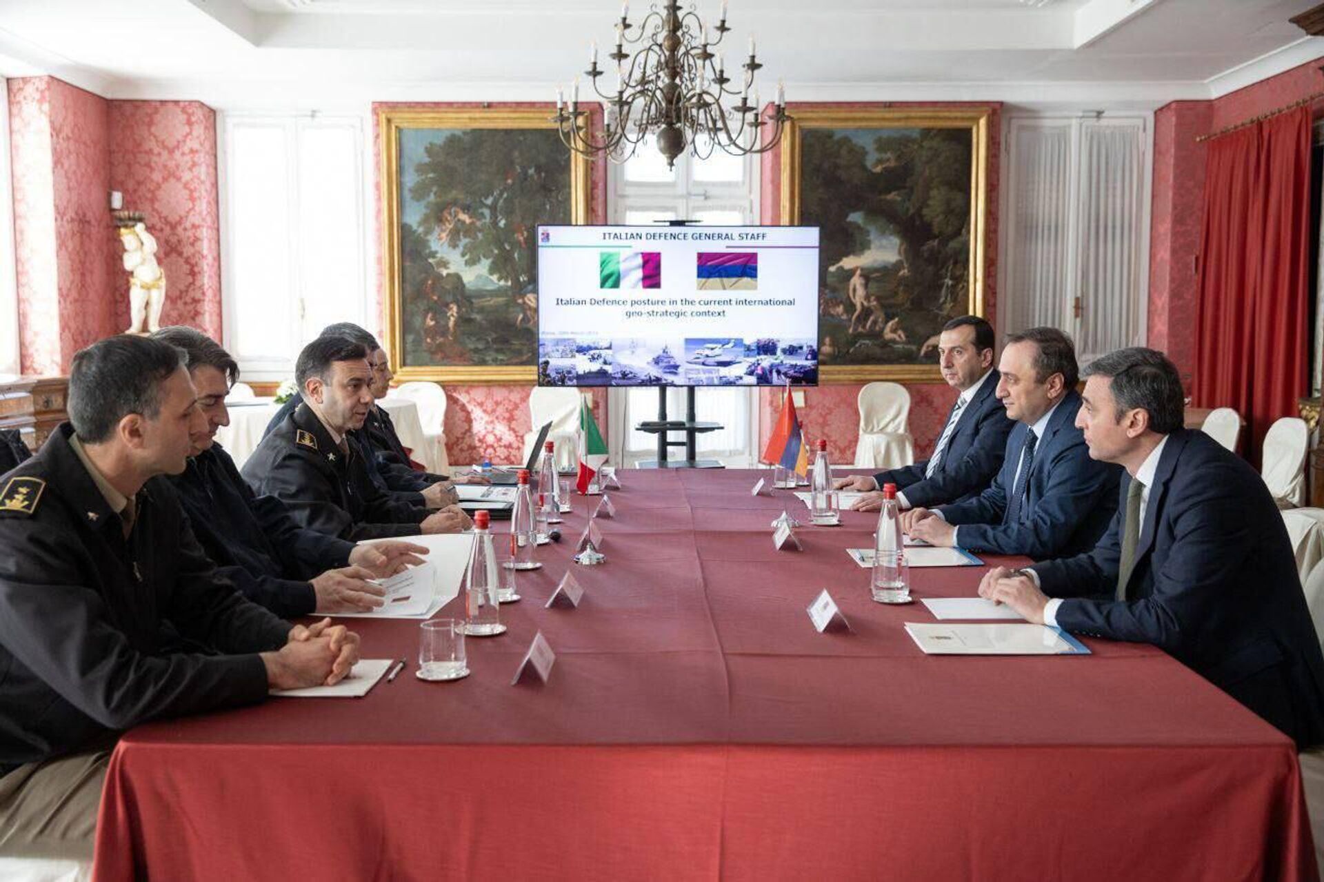 Оборонные консультации между Арменией и Италией (19-20 марта 2024). Рим - Sputnik Արմենիա, 1920, 21.03.2024