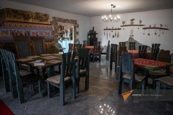 Столовая гостевого дома Этиуни в Лчашене - Sputnik Армения