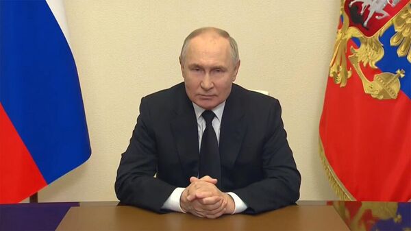 Обращение Путина к россиянам после теракта в Крокус Сити Холле - Sputnik Армения
