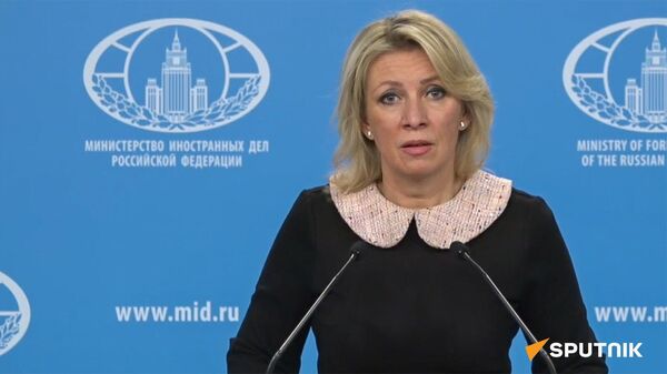 Мария Захарова во время еженедельного брифинга (27 марта 2024). Москвa - Sputnik Армения