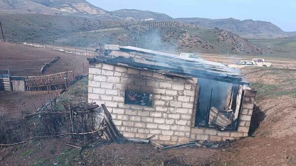 Пожар в строении в селе Зоракан (29 марта 2024). Тавуш - Sputnik Армения