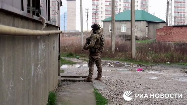 НАК опубликовал видео с места проведения контртеррористической операции в Дагестане - Sputnik Արմենիա