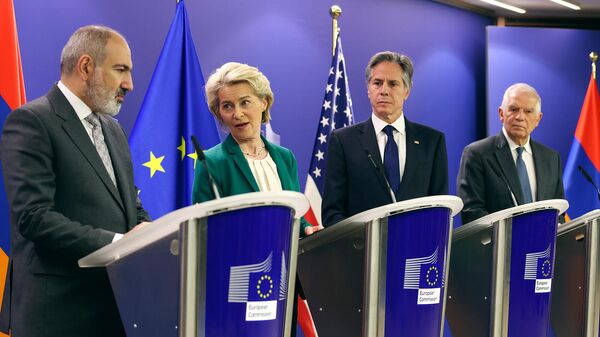 Встреча Армения-ЕС-США (5 апреля 2024). Брюссель - Sputnik Армения