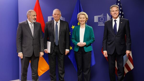 Встреча Армения-ЕС-США (5 апреля 2024). Брюссель - Sputnik Արմենիա