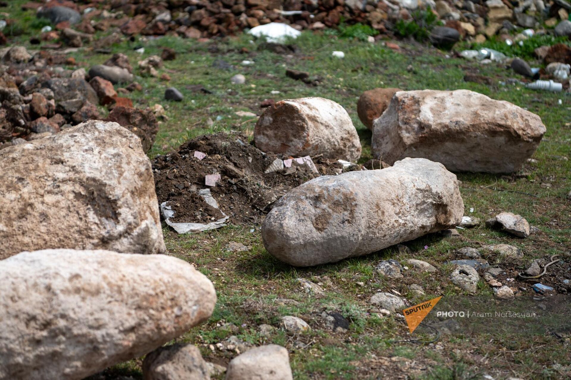 Раскопки на территории археологического памятника Ахтамир - Sputnik Արմենիա, 1920, 11.04.2024