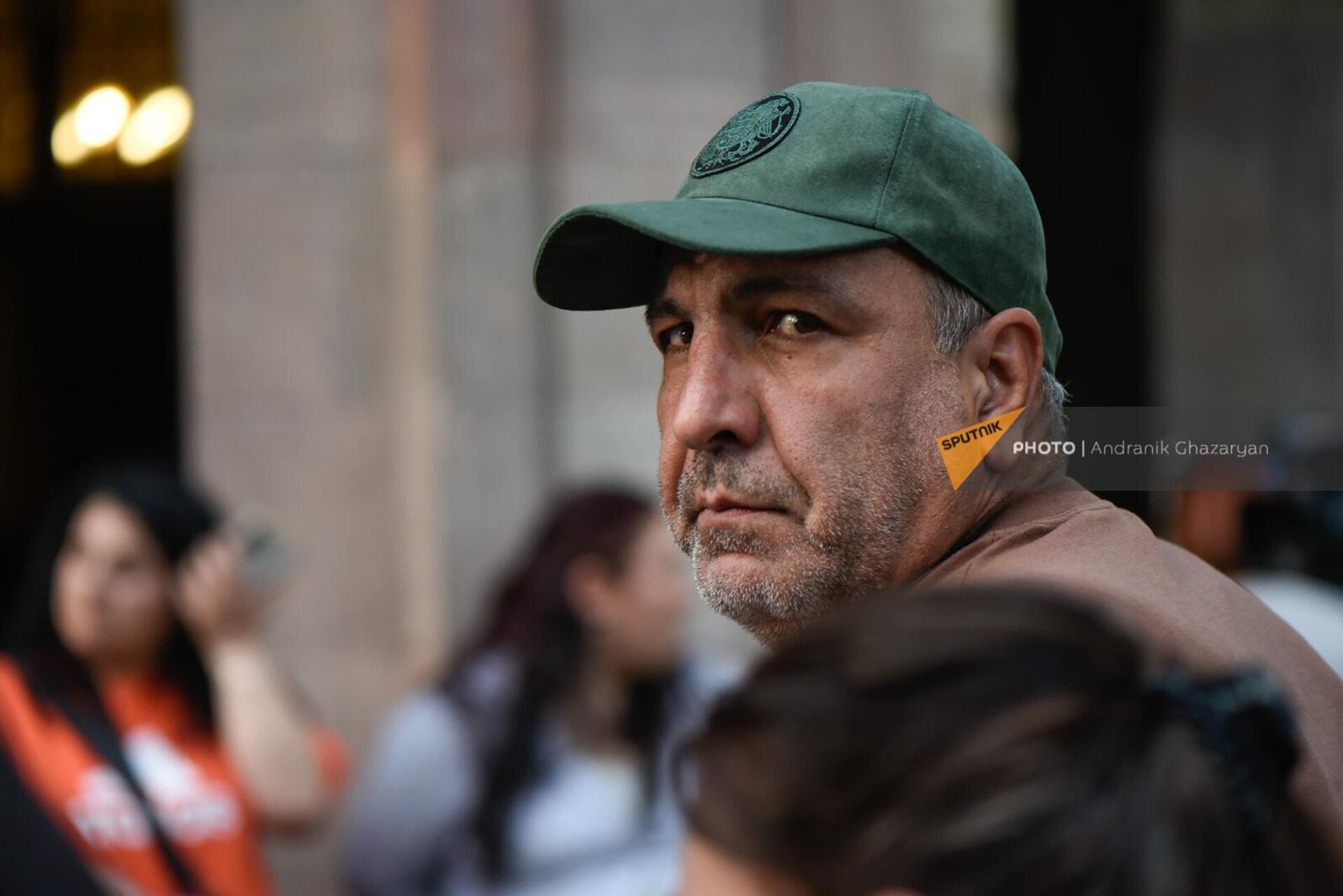 Учредитель движения Камк (Воля) Ваагн Чахалян на акции протеста в солидарность с тавушцами (22 апреля 2024). Еревaн - Sputnik Армения, 1920, 30.12.2025