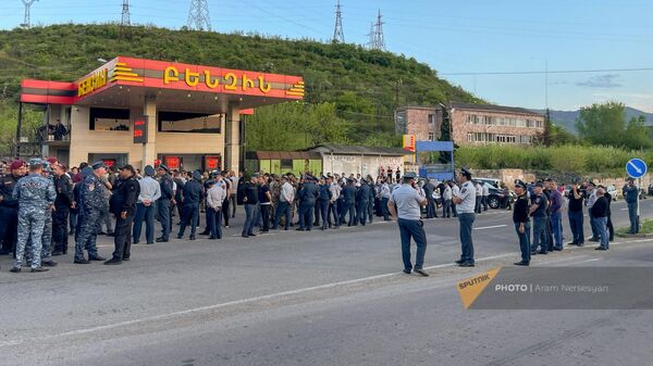 Ситуация на кольцевой дороге Баграташен - Ноемберян - Алаверди (23 апреля 2024). Тавуш - Sputnik Армения