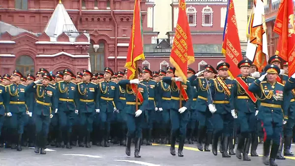 Военный парад в честь 79-летия Победы в Великой Отечественной войне (9 мая 2024). Москва - Sputnik Армения
