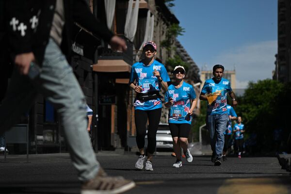 Полумарафон One Run, в котором принимают участие порядка 1000 человек (19 мая 2024). Еревaн - Sputnik Армения