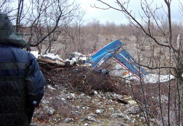 Обломки самолета, на котором разбился Борис Трайковский - Sputnik Армения