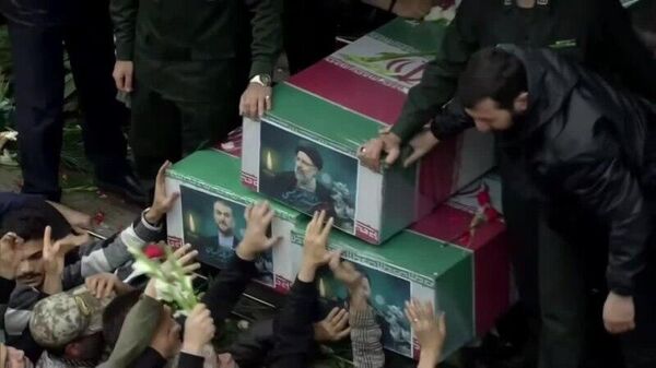 Թավրիզում մեկնարկել է Իրանի նախագահի և մյուս մահացածների հրաժեշտի արարողությունը - Sputnik Արմենիա