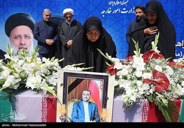 Похороны министра иностранных дел Ирана Хоссейна Амира Абдоллахиана - Sputnik Армения