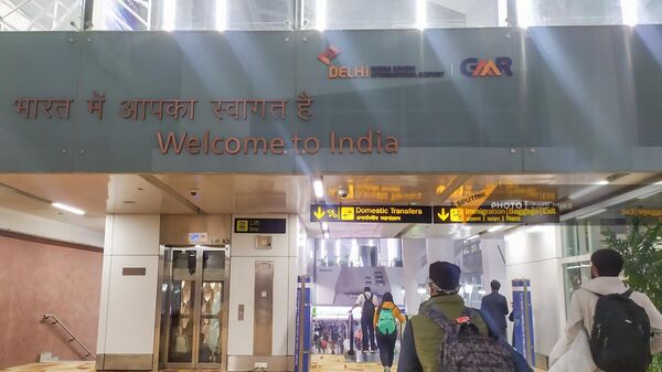 Аэропорт в Нью-Дели, Индия - Sputnik Армения