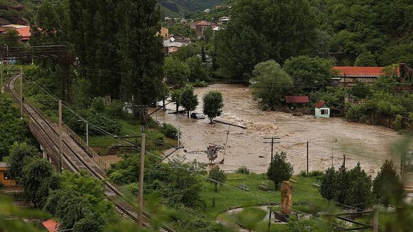 Последствие наводнения в северных областях Армении (26 мая 2024). Лори - Sputnik Արմենիա