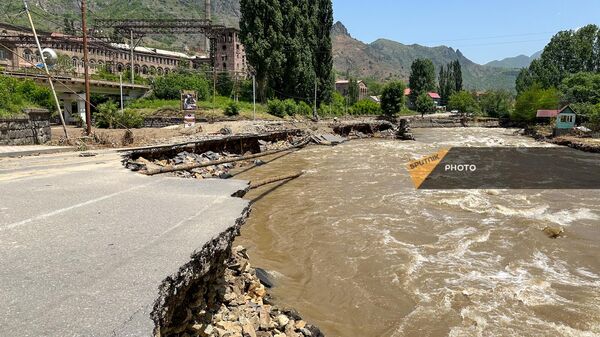 Последствия наводнения в Алаверди - Sputnik Армения