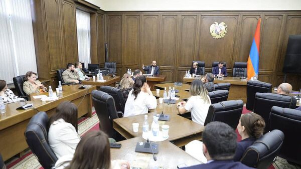 Արարատ Միրզոյանը հանդիպել է ԱԺ ՔՊ խմբակցության հետ (2024թ, մայիսի 31). Երևան - Sputnik Արմենիա