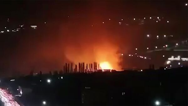 Взрыв на газозаправочной станции в городе Бюрегаван - Sputnik Армения