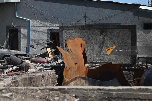 Последствия взрыва на заправочной станции  - Sputnik Армения