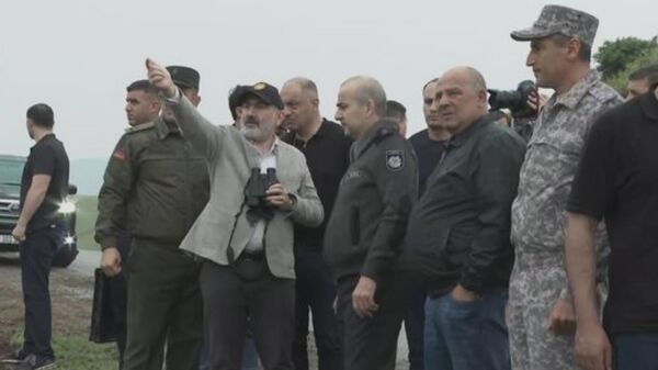 Пашинян в сопровождении главы СНБ побывал на участке Баганис-Киранц в Тавуше  - Sputnik Армения