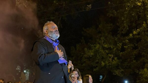 Митинг движения Тавуш во имя Родины на проспекте Баграмяна (13 июня 2024). Еревaн - Sputnik Արմենիա