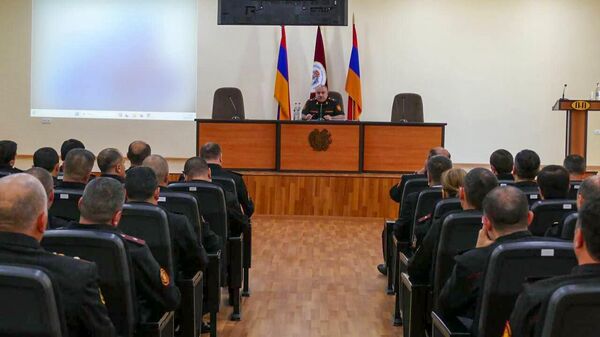Kомандные сборы с участием командиров воинских частей, подчиненных ВП (17 июня 2024). Еревaн - Sputnik Армения