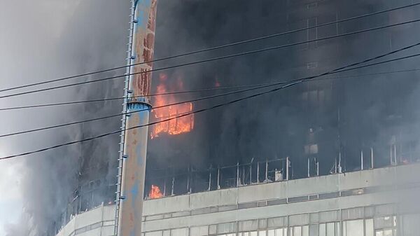 Пожар в НИИ Платан во Фрязино (24 июня 2024). Подмосковье - Sputnik Армения