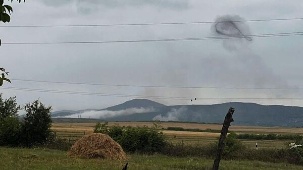 На странице группы села Дисвели в соцсети опубликовано место предположительного крушения самолета - Sputnik Армения
