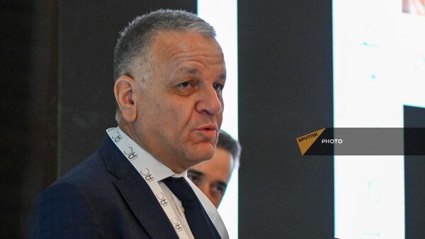 Глава делегации ЕС в Армении, посол Василис Марагос на открытии Международного арменоведческого конгресса (19 июля 2024). Еревaн - Sputnik Армения
