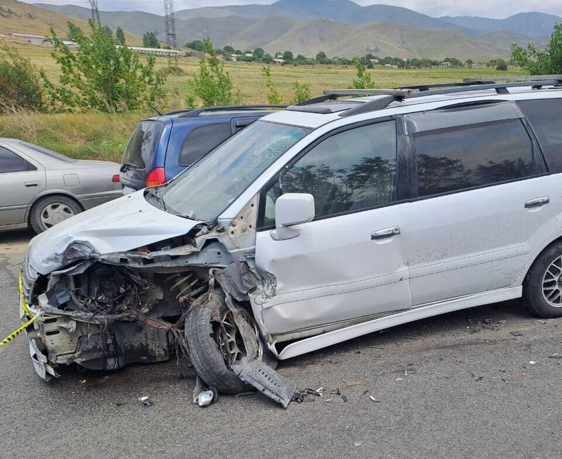 ДТП: с участием четырех автомобилей вблизи 4-го км автодороги Спитак-Ванадзор (18 августа 2024). Лори - Sputnik Արմենիա, 1920, 18.08.2024