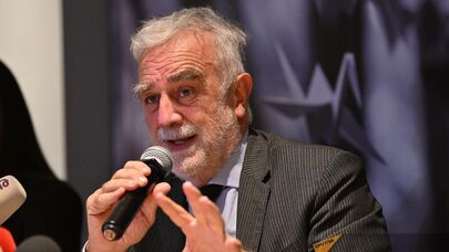 Прокурор Луис Морено Окампо на пресс-конференции (13 сентября 2024). Еревaн