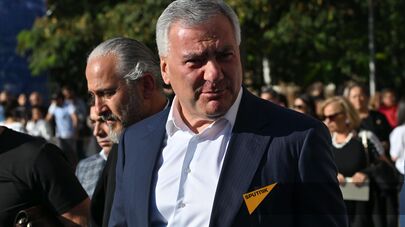 Самвел Карапетян на церемонии освящения Пресветлого Мира (28 сентября 2024). Эчмиадзин