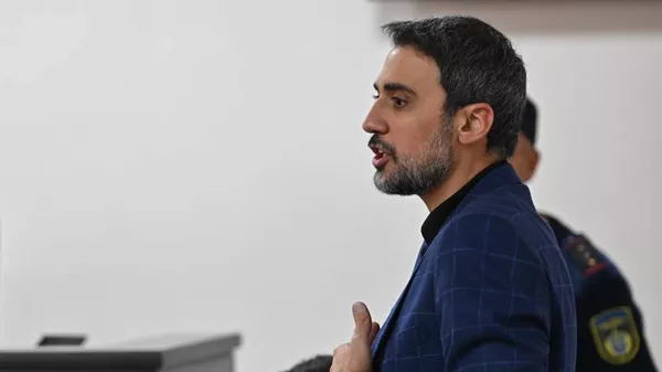 Адвокат Роберта Кочаряна Арам Вардеванян во время суда (28 ноября 2024). Еревaн - Sputnik Армения