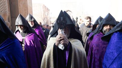 Армянская Апостольская Церковь празднует день первых просветителей Армении, апостолов Святого Фаддея и Святого Варфоломея (30 ноября 2024). Эчмиадзин