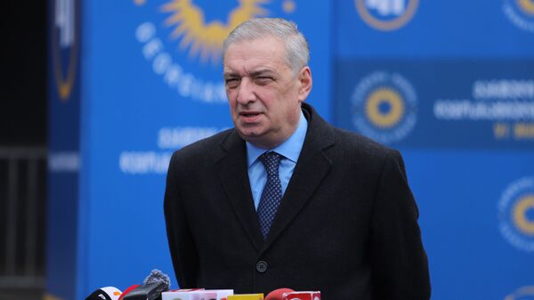 Гия Вольский. Съезд правящей партии Грузинская мечта 16 января 2021 года - Sputnik Армения