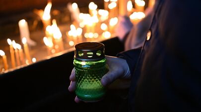 Прихожане на литургии Рождественского Чрагалуйца (5 января 2025). Еревaн