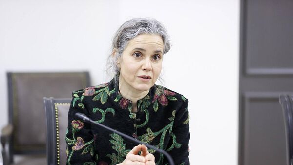 Спецпредставитель ЕС по Южному Кавказу и кризису в Грузии Магдалена Гроно на встрече с Министр иностранных дел Армении (10 января 2025). Еревaн Спецпредставитель ЕС по Южному Кавказу и кризису в Грузии Магдалена Гроно на встрече с Министр иностранных дел Армении (10 января 2025). Еревaн - Sputnik Армения